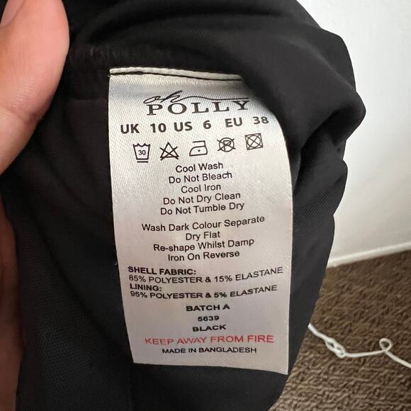 Black Mesh Asymmetrical Mini Dress Y2K 2000s Indie Sleaze Grunge Small‎ - Picture 7 of 7